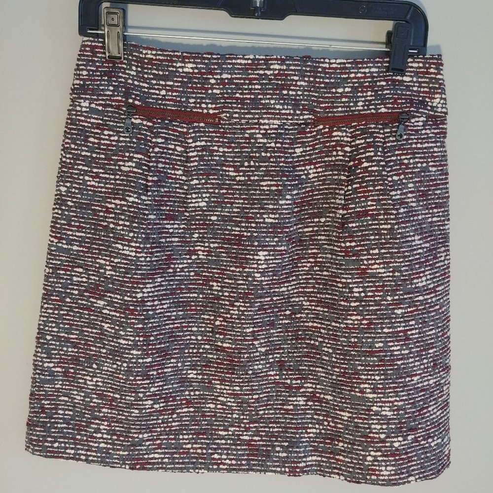 Purple Patterned Winter Skirt